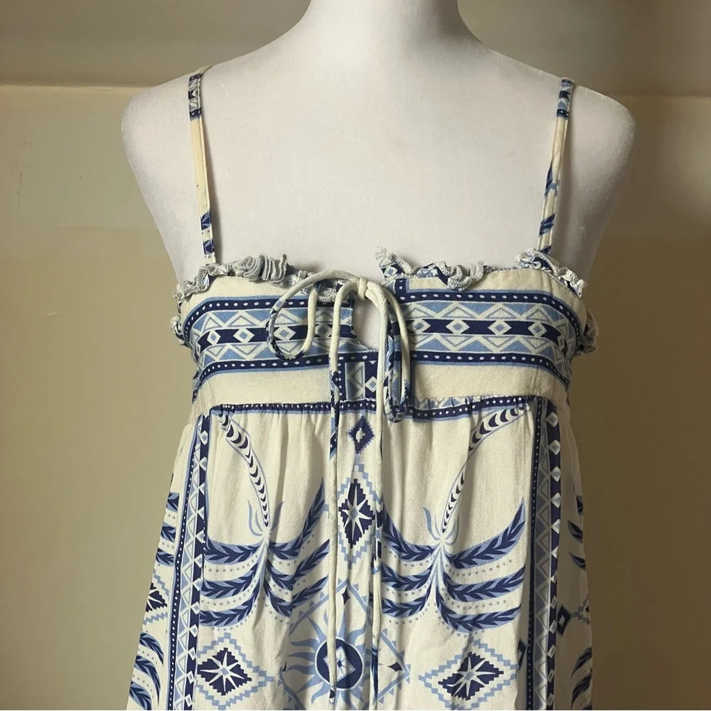 Haute Hippie Santorini Key Hole Front Strappy Cover-Up Dress size XS - Picture 4 of 9